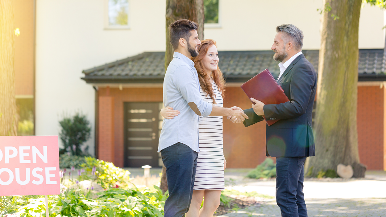 La touche «courtier immobilier» lors d’une visite libre